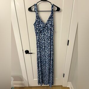 Michael Kors Blue and White Floral Dress